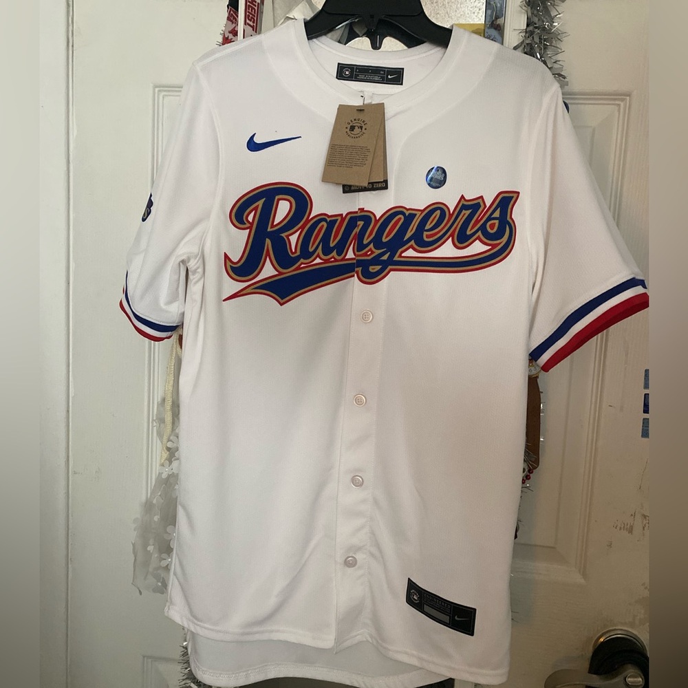 Men’s Rangers World Series Jersey Size Small